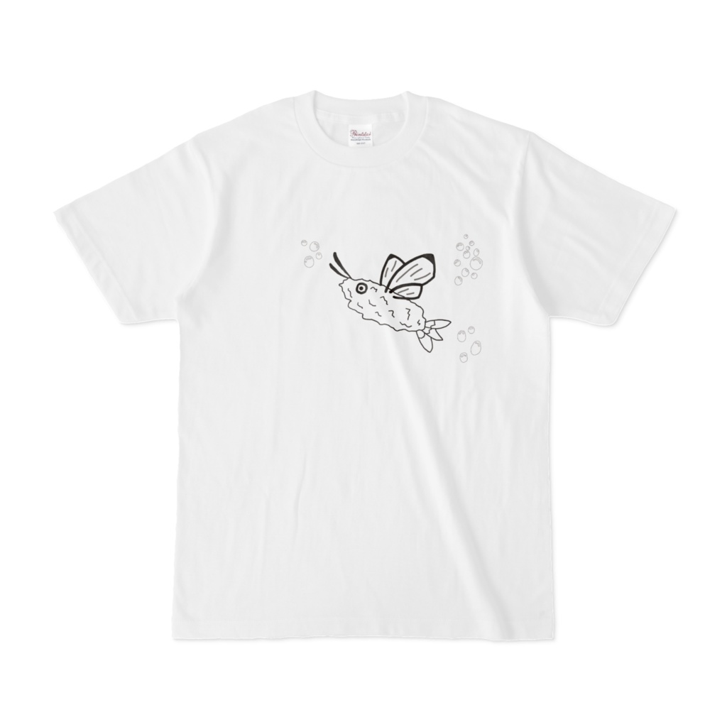 エビスカシバ Tシャツ（モノトーン）