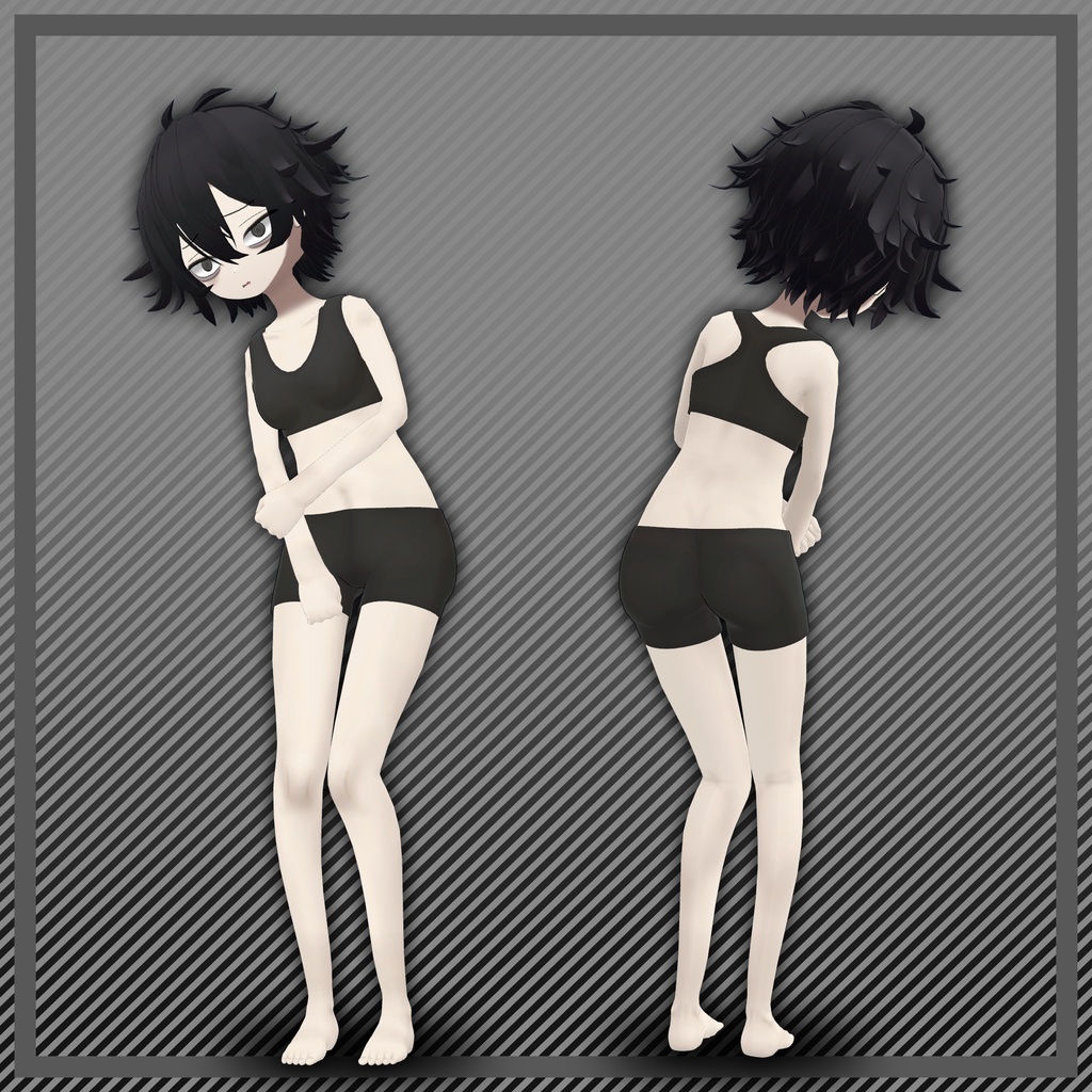 オリジナル3Dモデル「東佳奈」