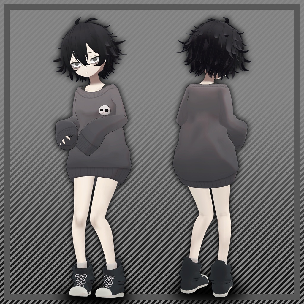 オリジナル3Dモデル「東佳奈」