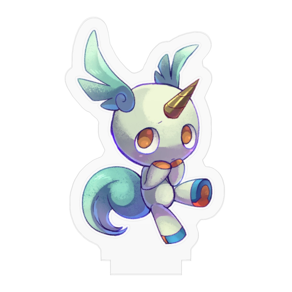 お月さまのラルムアクリルフィギュア〈太陽のシュシュ〉