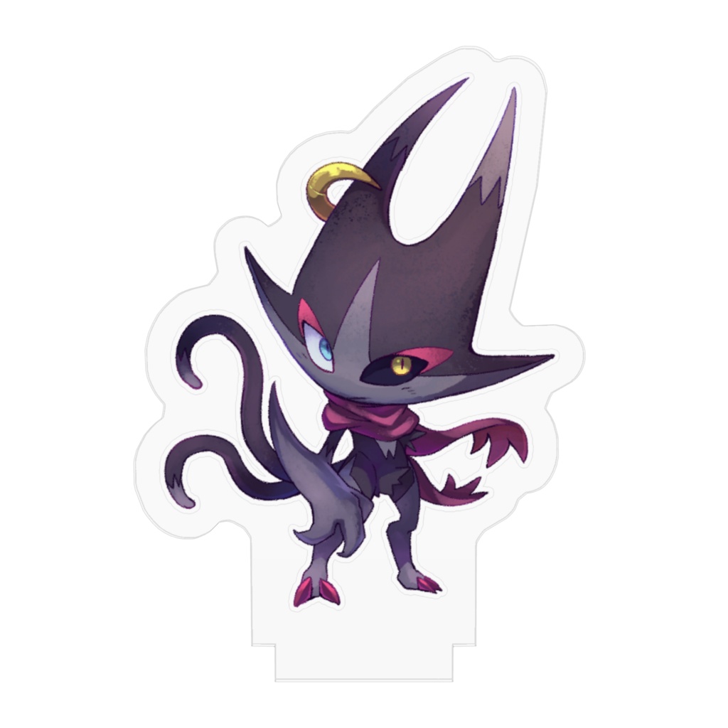 お月さまのラルムアクリルフィギュア〈シュヴァルト〉