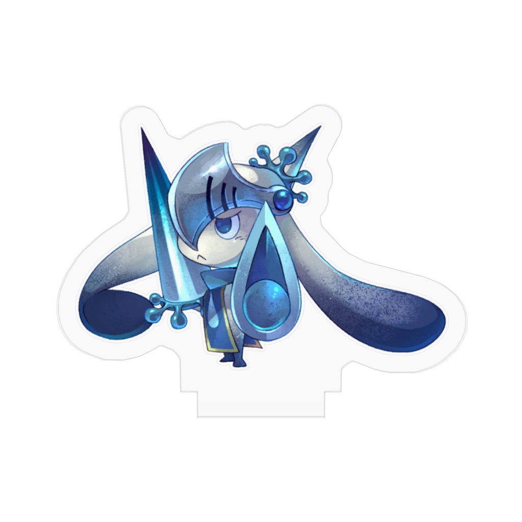 お月さまのラルムアクリルフィギュア〈水星のシルバー〉