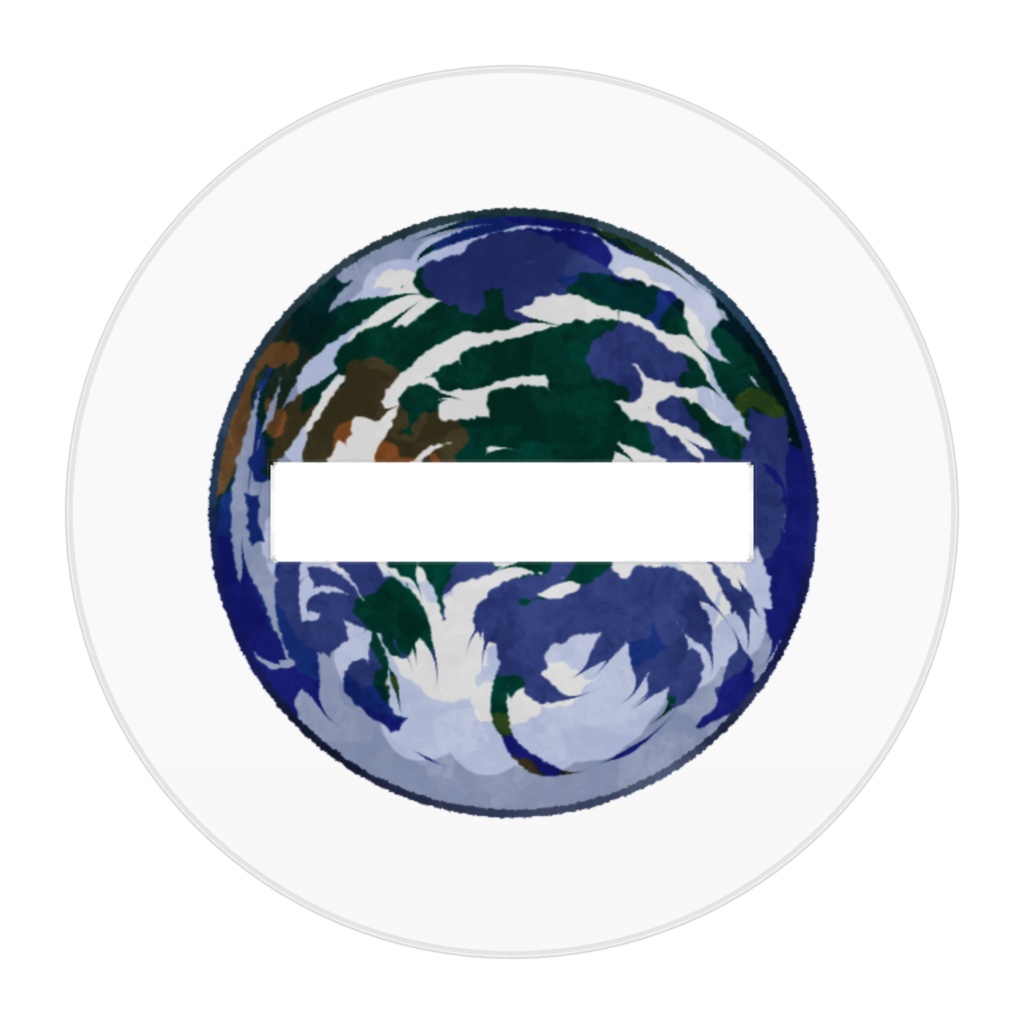 お月さまのラルムアクリルフィギュア〈地球のティエラ〉