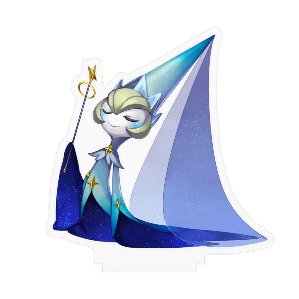 お月さまのラルムアクリルフィギュア〈天王星のマージ〉