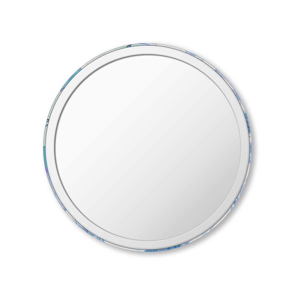 ツノウサギの缶ミラー