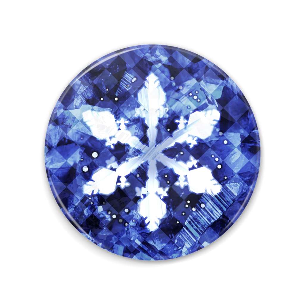 Snow Crystal 缶ミラー