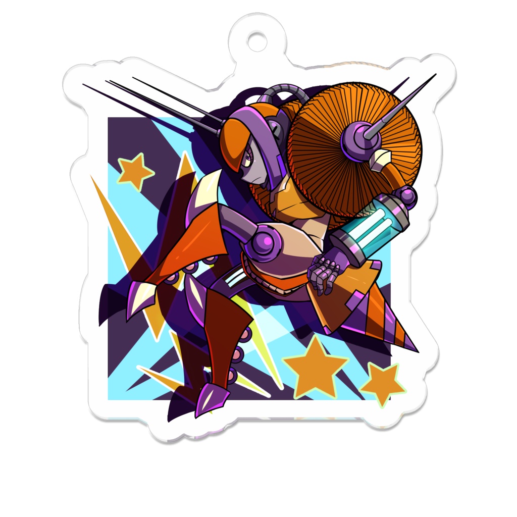 バグロイドアクリルキーホルダー・001