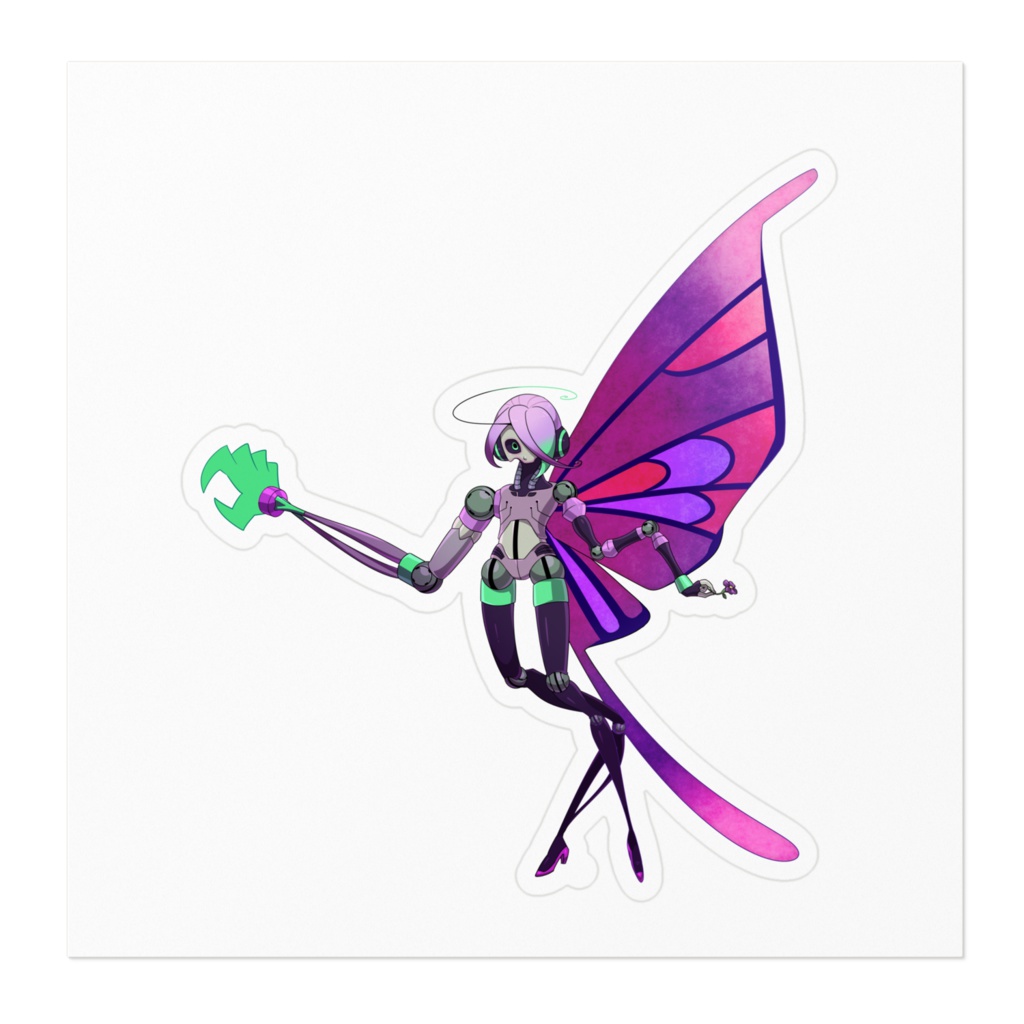 バグロイドステッカー006.ヴィズィオン