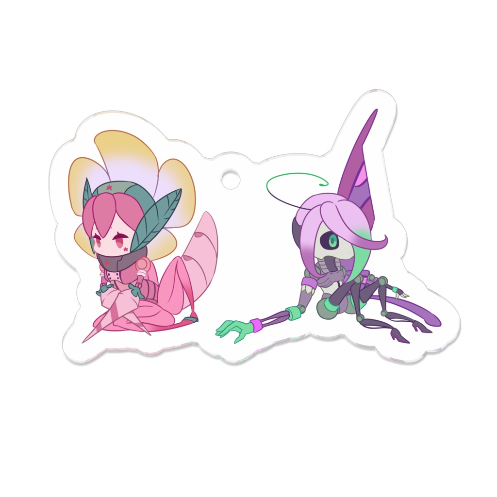 花と蝶アクキー