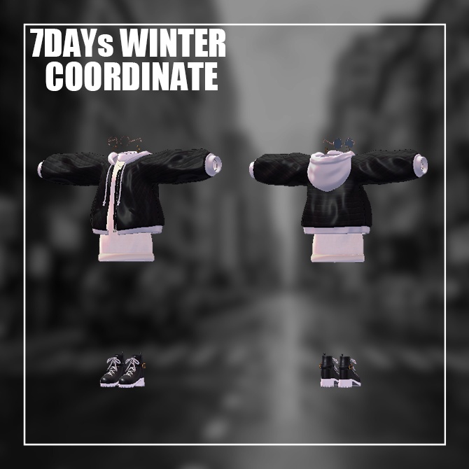 【10アバター対応】7DAYs WINTER COORDINATE