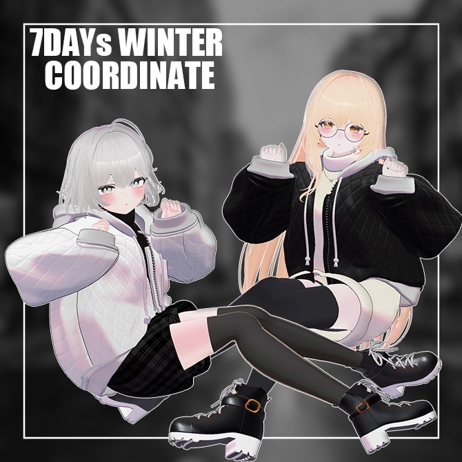 セール中【15アバター対応】7DAYs WINTER COORDINATE