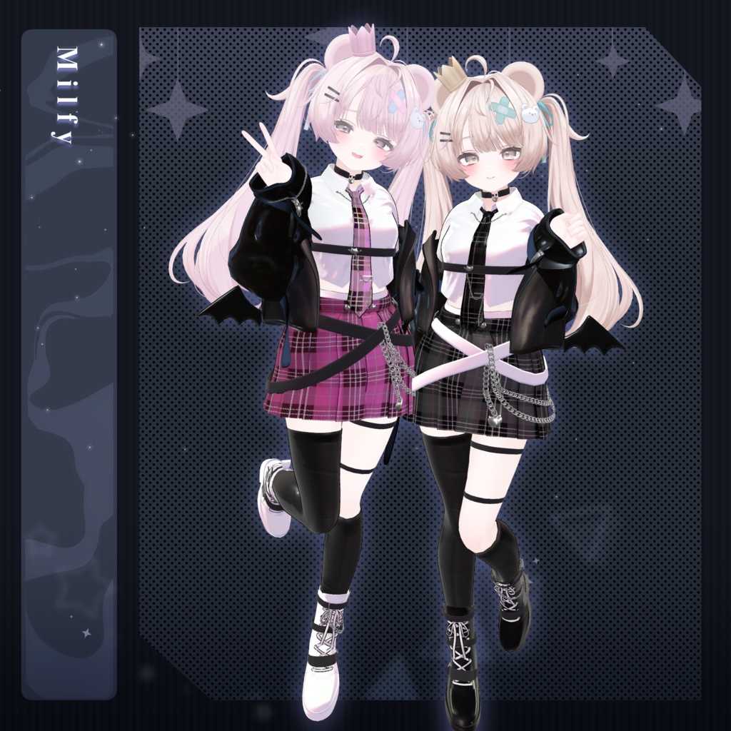 【14アバター対応】ナイトメアデビル -Jacket Coordinate-