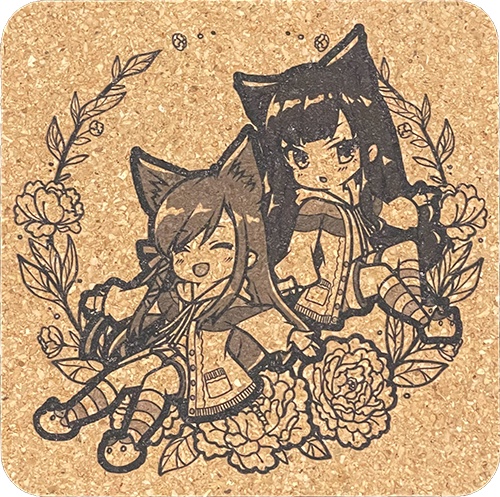 【C101】コルクコースター《リーン＆ガイア》