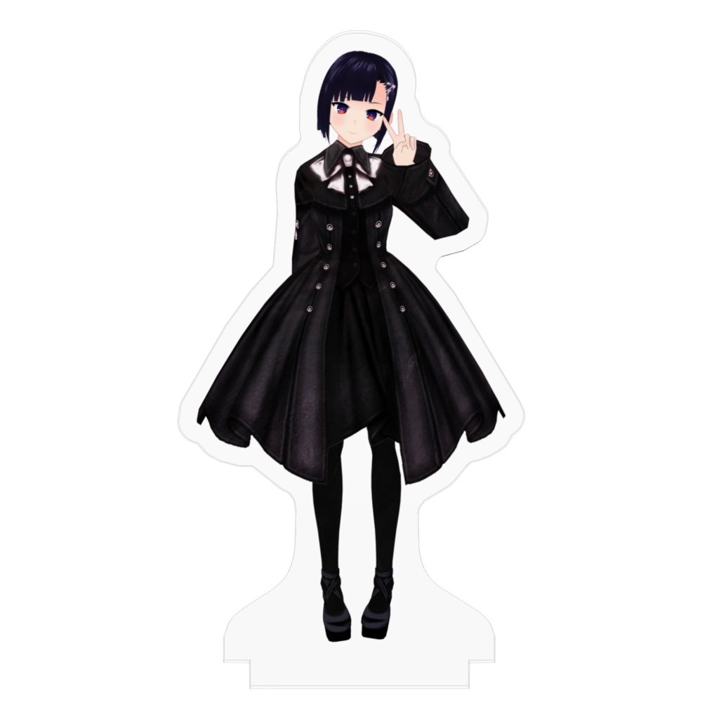 ちーちゃんのアクリルフィギュア ~片手ピースver.~