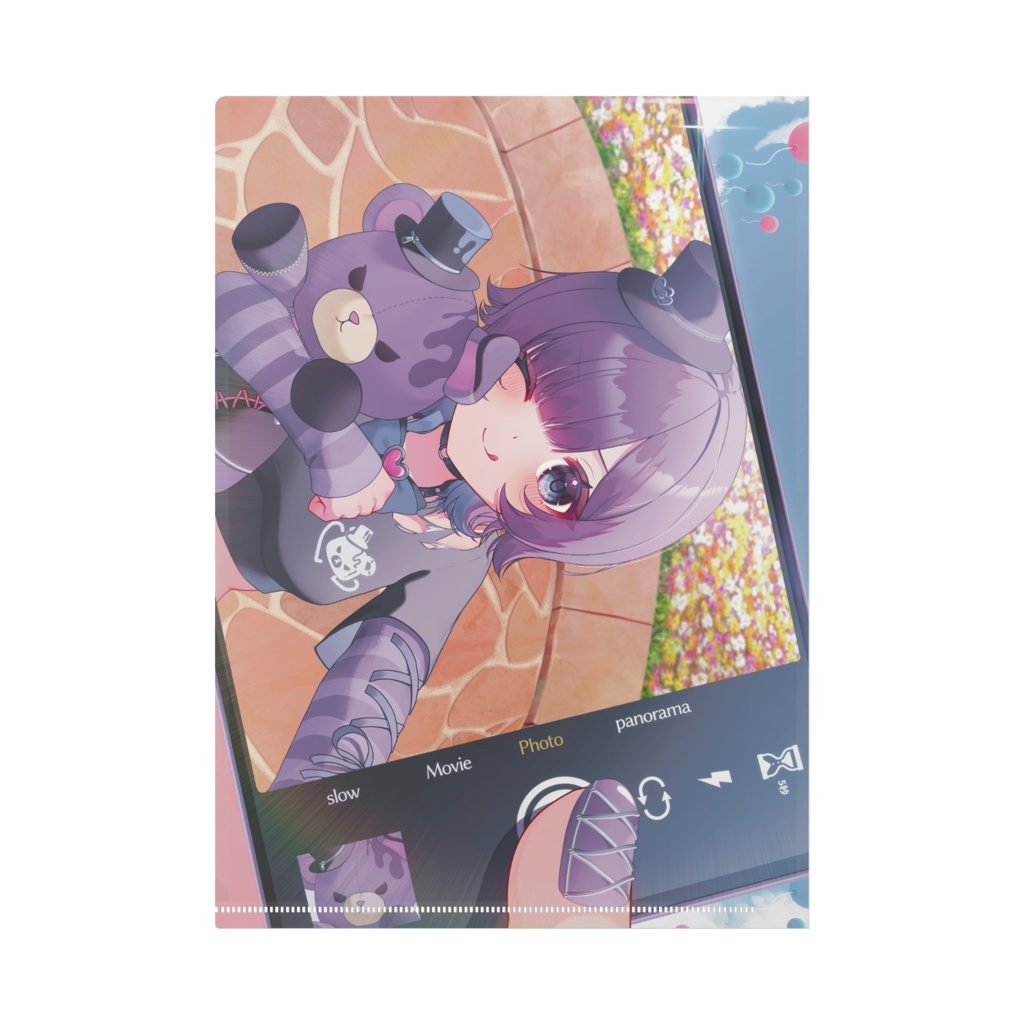 ちーちゃんとちー友のクリアファイル