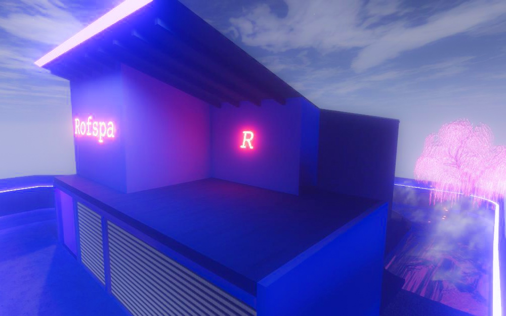 Rofspa【ワールドアセット/VRChat-compatible world】