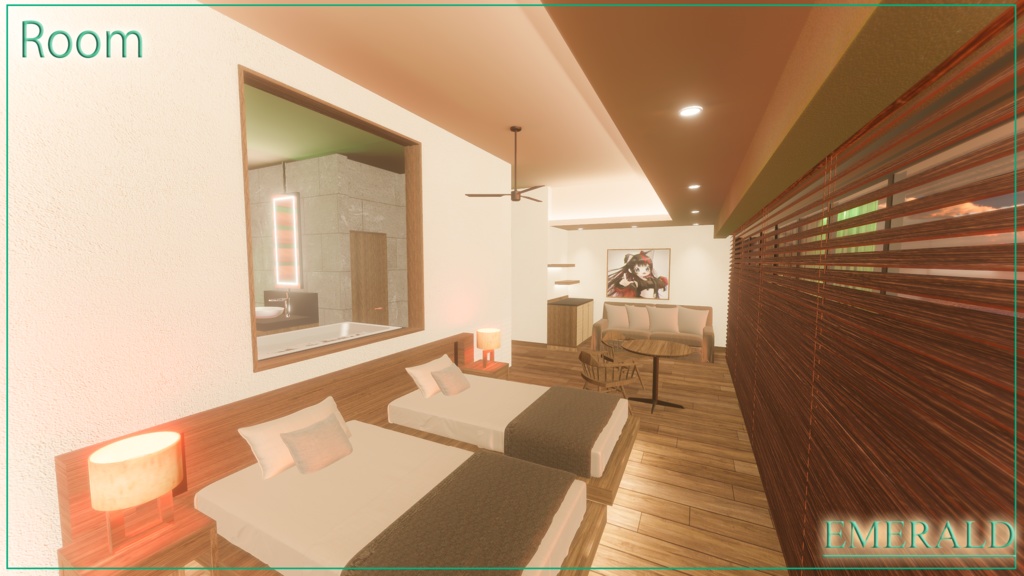 Rapice【ワールドアセット/VRChat-compatible world】 PC/Q対応