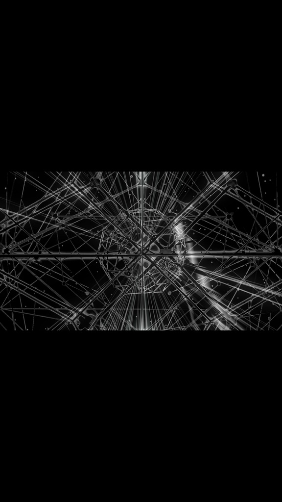 Abstract Monochrome Symmetry – Minimal Kaleidoscope VJ Loop"