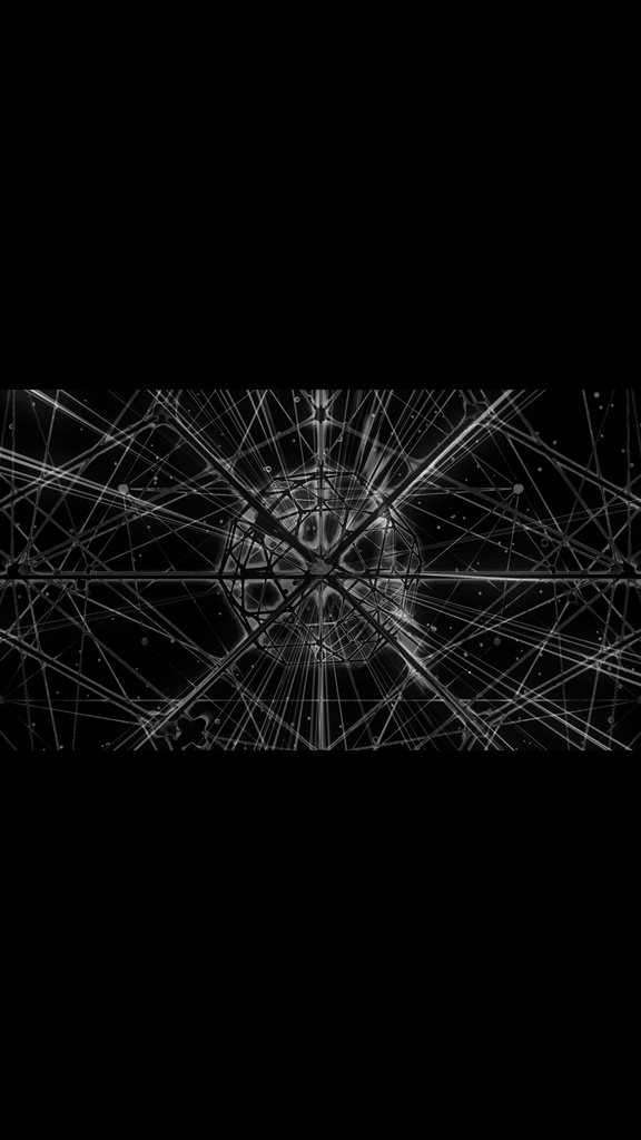 Abstract Monochrome Symmetry – Minimal Kaleidoscope VJ Loop"