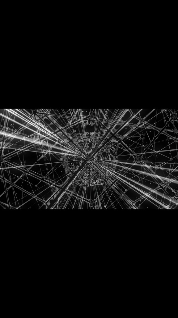 Abstract Monochrome Symmetry – Minimal Kaleidoscope VJ Loop"