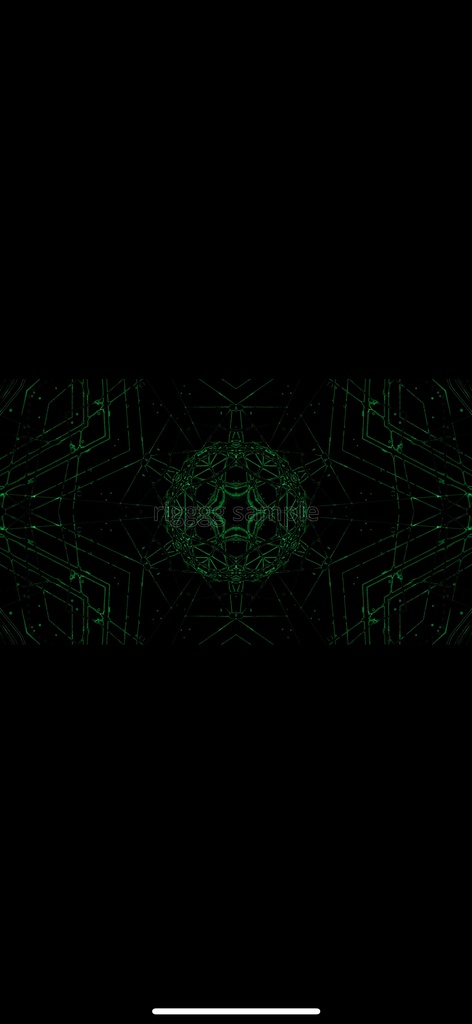 Green Core Geometry – サイバー幾何学エネルギーコア VJループ(HD / シームレス)