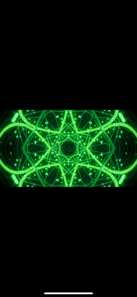 Sci-Fi Green Kaleido Core – グリーンコアのサイバー抽象 VJループ(HD / シームレス)