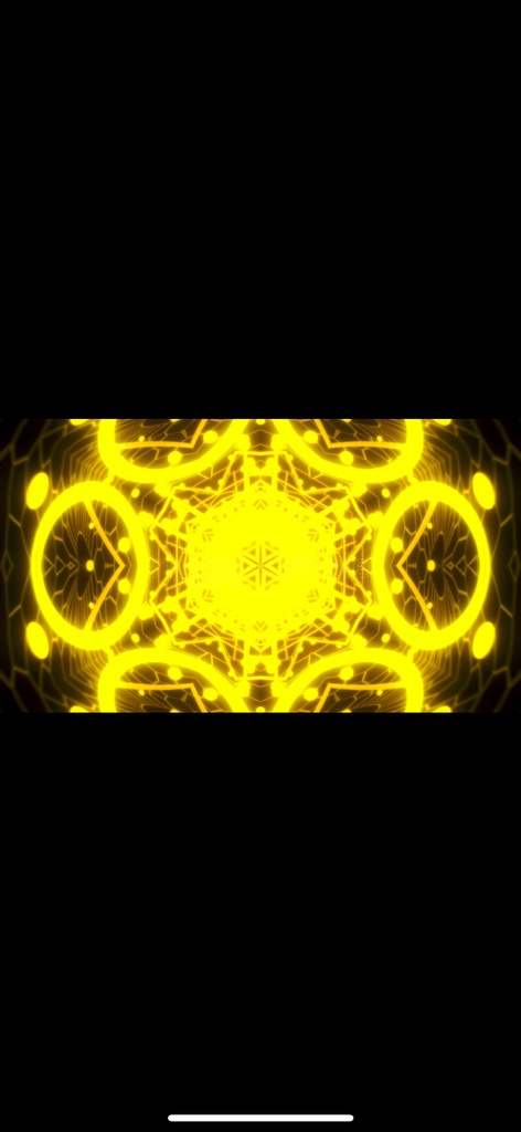 Sci-Fi Golden Kaleido Core – ゴールドが揺らめくカレイドコア VJループ(HD / シームレス)