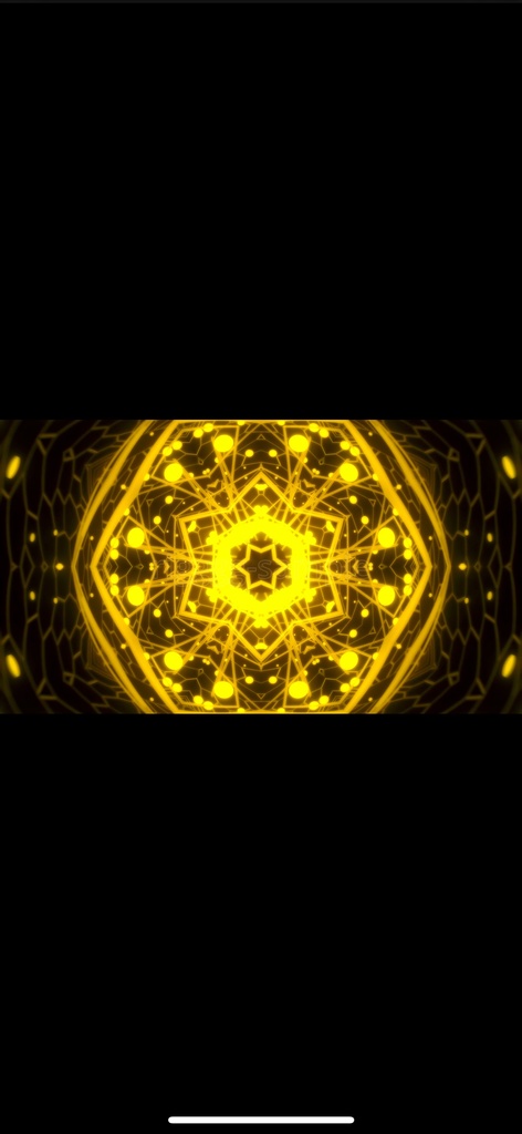 Sci-Fi Golden Kaleido Core – ゴールドが揺らめくカレイドコア VJループ(HD / シームレス)