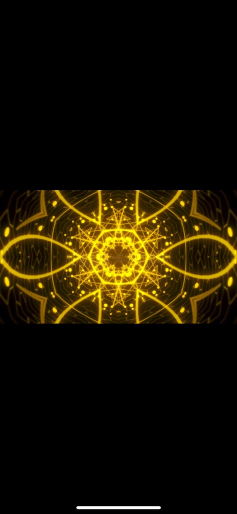 Sci-Fi Golden Kaleido Core – ゴールドが揺らめくカレイドコア VJループ(HD / シームレス)