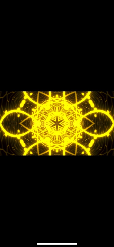 Sci-Fi Golden Kaleido Core – ゴールドが揺らめくカレイドコア VJループ(HD / シームレス)