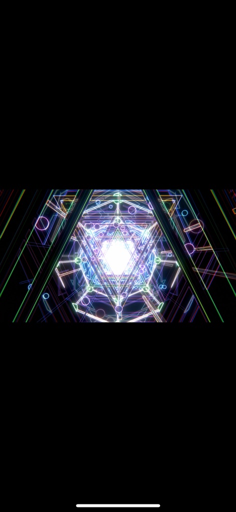 Neon Pulse Cyber Tunnel – カラフル抽象VJループ(HD/4K シームレス)