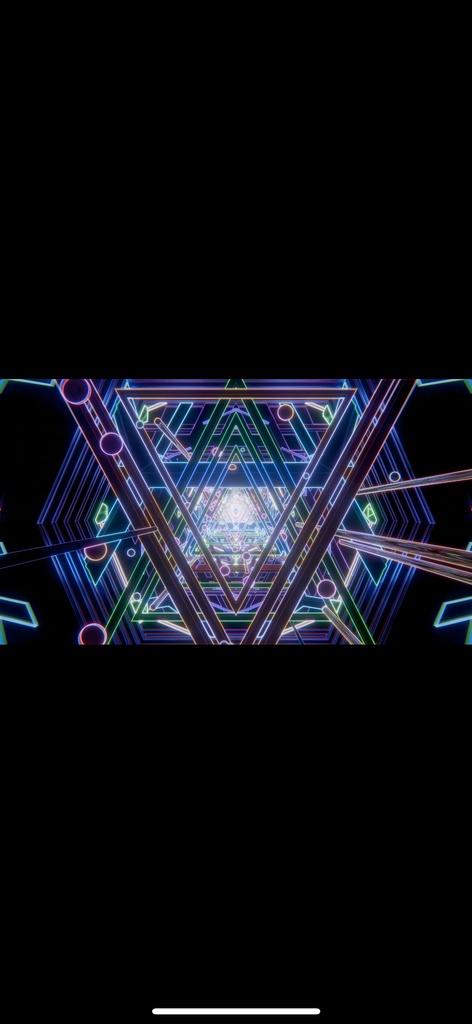 Neon Pulse Cyber Tunnel – カラフル抽象VJループ(HD/4K シームレス)