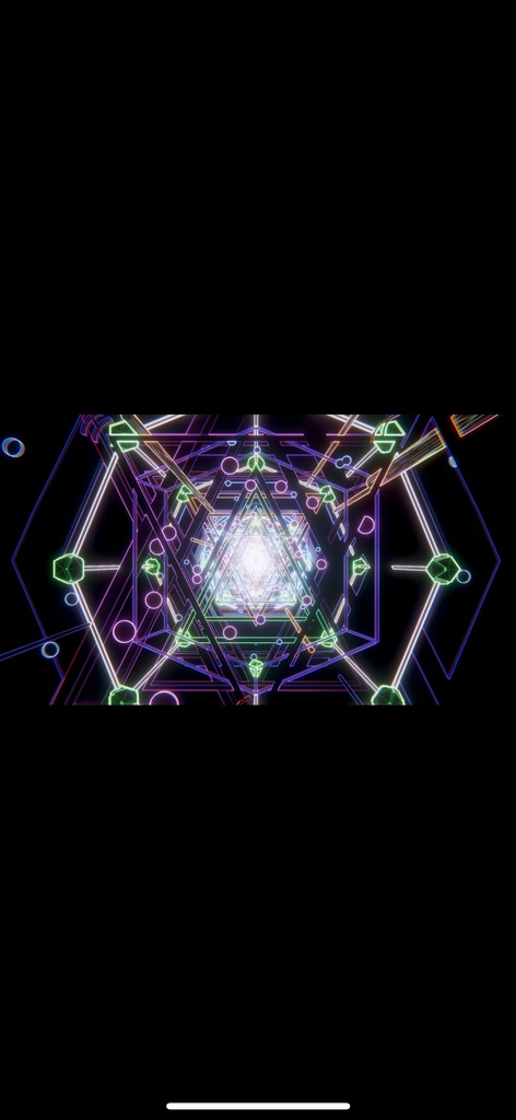 Neon Pulse Cyber Tunnel – カラフル抽象VJループ(HD/4K シームレス)