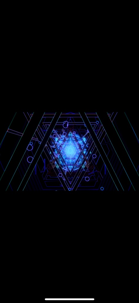 Blue Cyber Geometry Tunnel – ブルーサイバー・ジオメトリートンネル(HD シームレス VJループ)