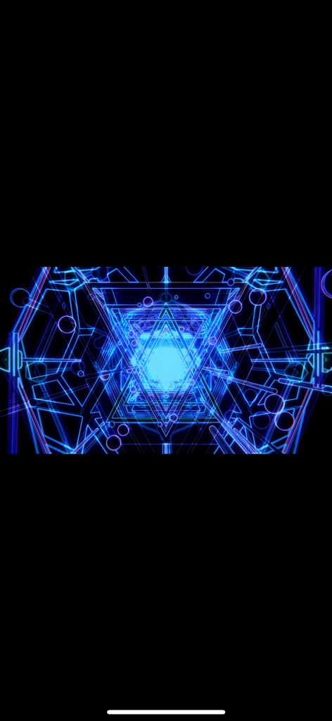 Blue Cyber Geometry Tunnel – ブルーサイバー・ジオメトリートンネル(HD シームレス VJループ)