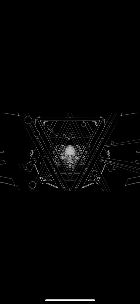 Monochrome Wireframe Tunnel – モノクロワイヤーフレーム・トンネル(HD シームレス VJループ)