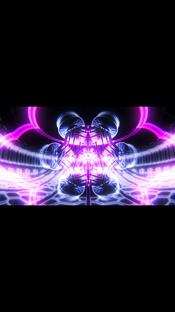Pink Cyber Geometry Bloom – 抽象サイバーVJループ（HD / シームレス）