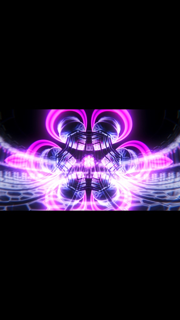 Pink Cyber Geometry Bloom – 抽象サイバーVJループ(HD / シームレス)