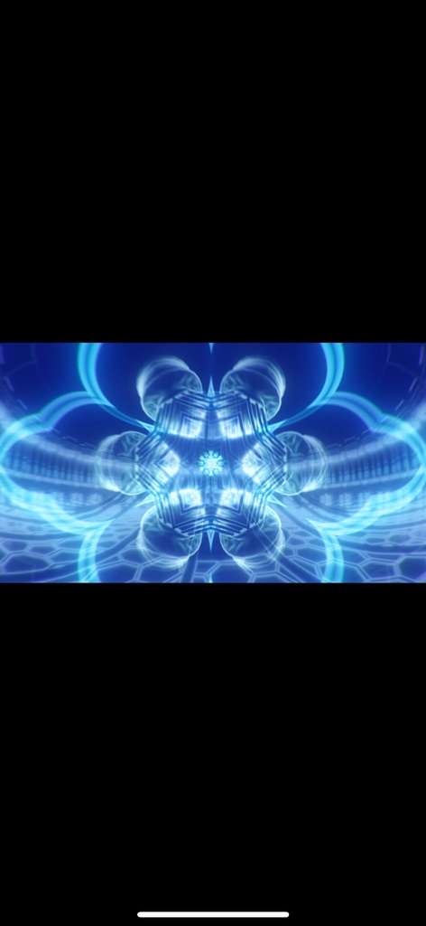 Blue Cyber Geometry Bloom – サイバー抽象VJループ(HD / シームレス)