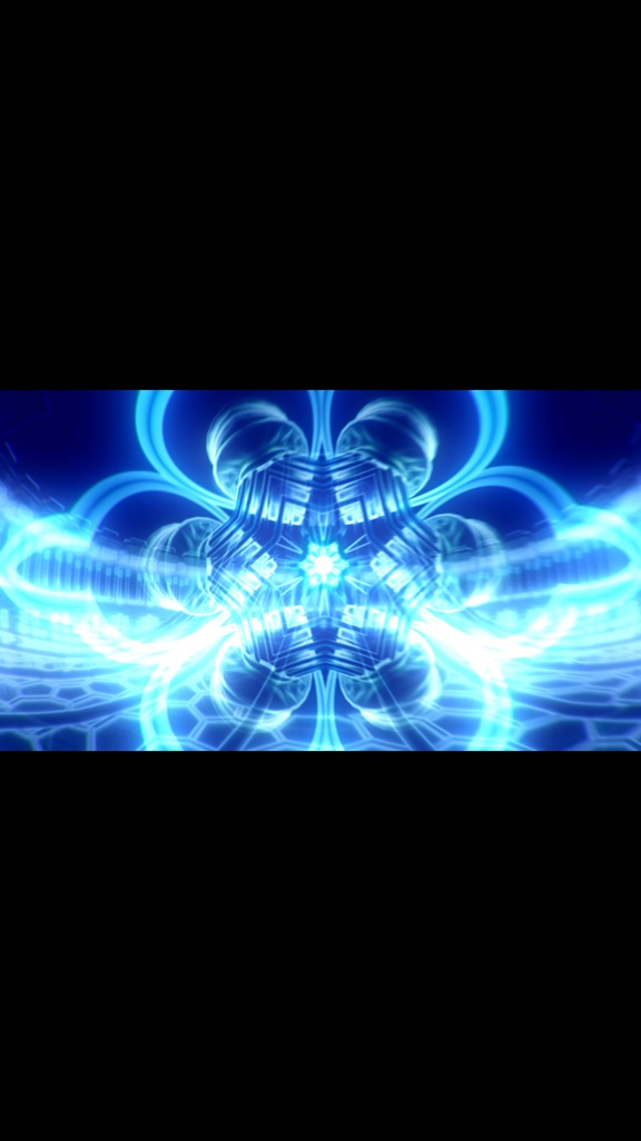 Blue Cyber Geometry Bloom – サイバー抽象VJループ(HD / シームレス)