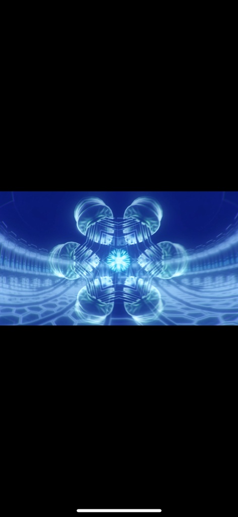 Blue Cyber Geometry Bloom – サイバー抽象VJループ(HD / シームレス)