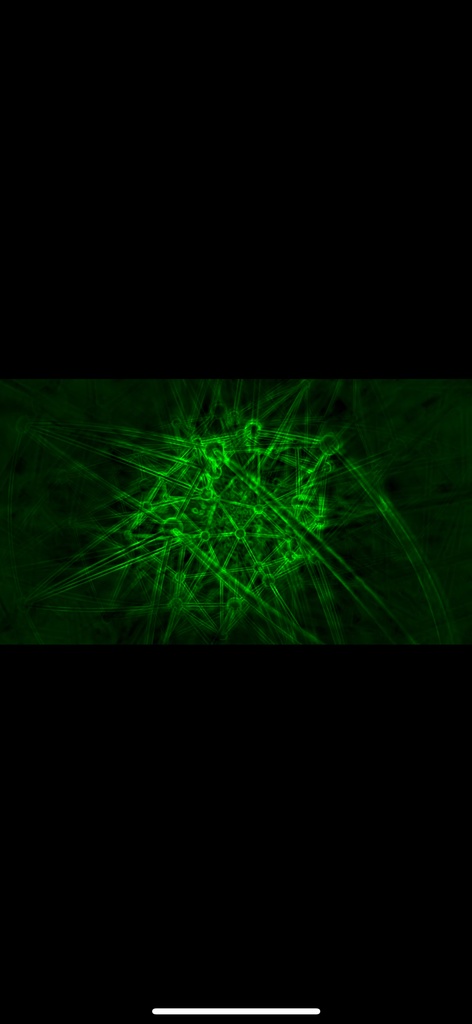 クオンタム・グリーンコア – サイバー幾何学VJループ【HD / シームレス】