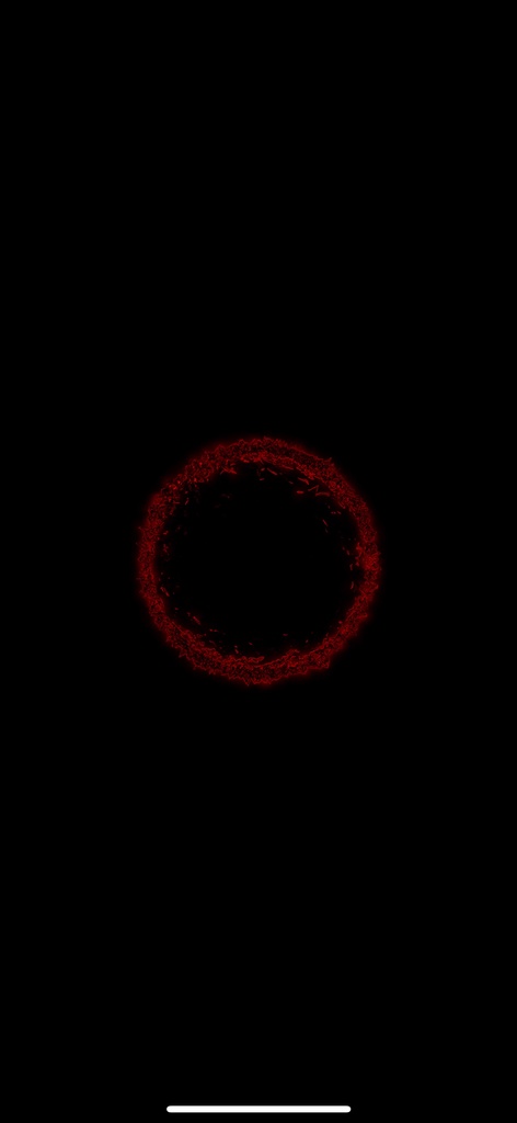 レッド 円環コア 抽象テクノ VJループ(HD・シームレス)