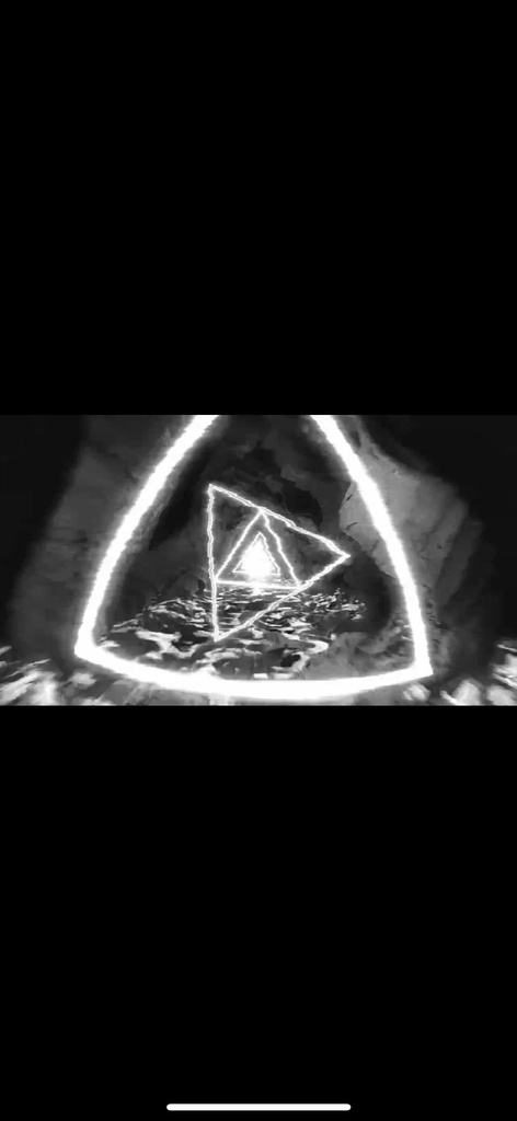 Infinite Drive|モノクロ抽象トンネル HD VJループ(シームレス)