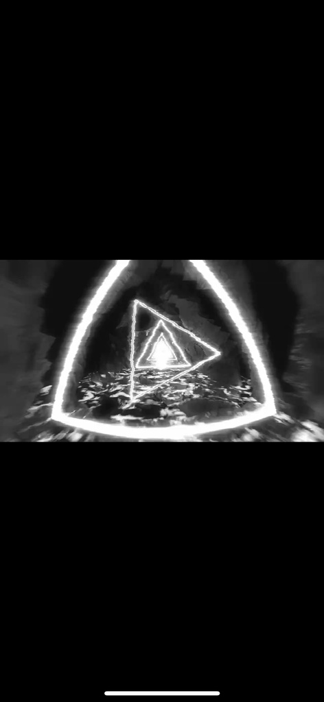 Infinite Drive|モノクロ抽象トンネル HD VJループ(シームレス)