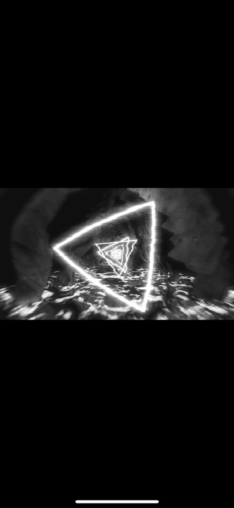 Infinite Drive|モノクロ抽象トンネル HD VJループ(シームレス)