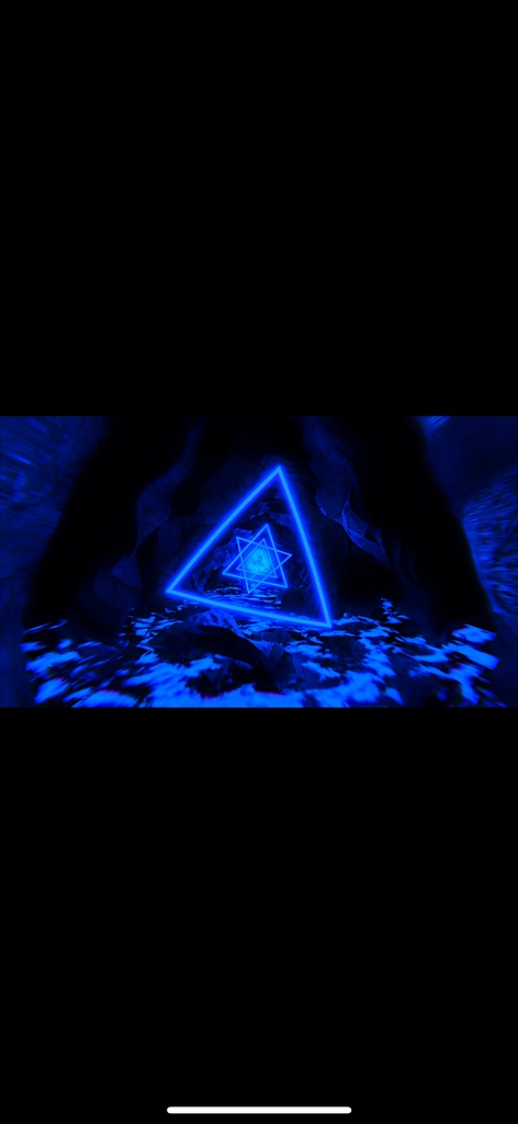 ブルー インフィニット ライトトンネル VJループ(HD)