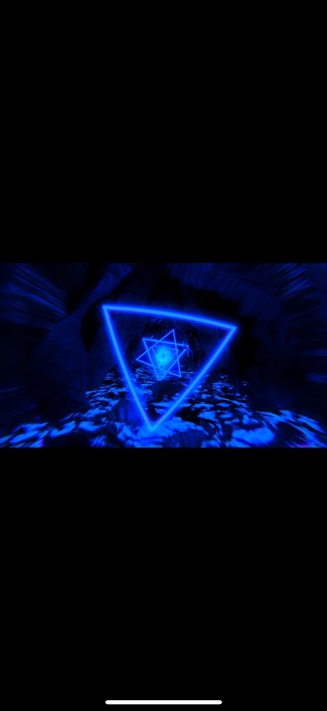 ブルー インフィニット ライトトンネル VJループ(HD)