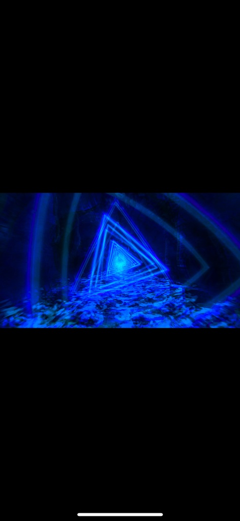 ブルー インフィニット ライトトンネル VJループ（HD）