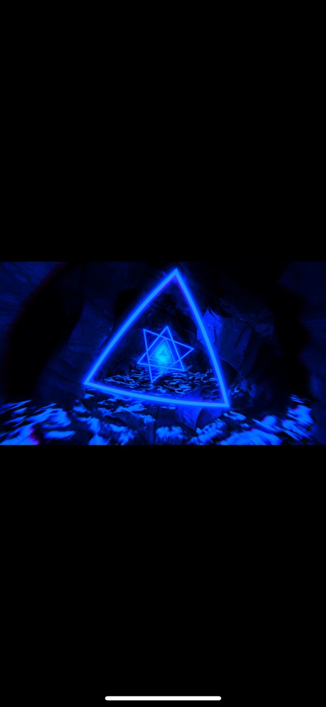 ブルー インフィニット ライトトンネル VJループ(HD)